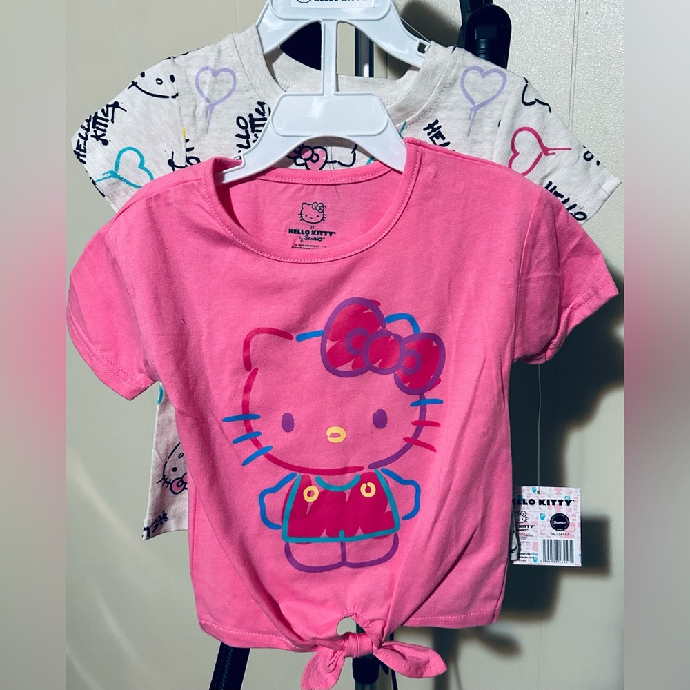 Sanrio Hello Kitty 2-pc sz 3T girls tops New With Tags
